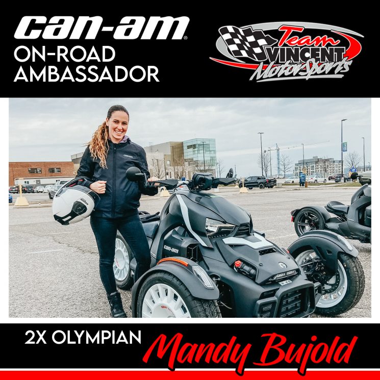 Mandy Bujold is TVM’s Can-am Onroad Ambassador